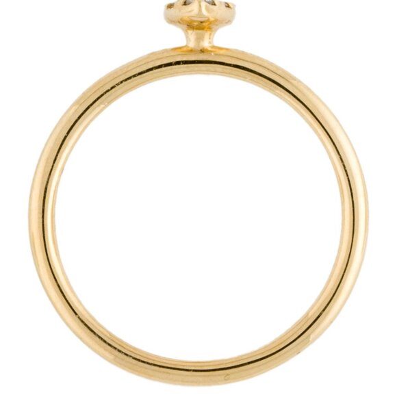 GABRIEL & CO. 14K 585 YELLOW GOLD DIAMOND STACKABLE  BAND RING - Picture 6 of 8